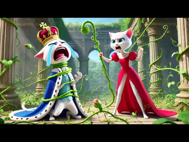 🎋⚡️Cat summons lightning vine to seek revenge for love💥 #ai#story #catshorts#aicat#funnymeow8#funny